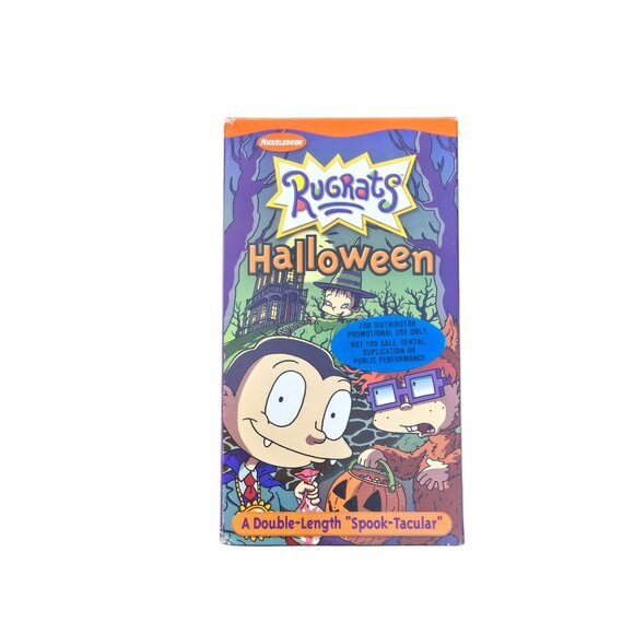 Nickelodeon Rugrats Halloween VHS Tape Spook Tacular 2002 Promo Edition Screener - Picture 5 of 11